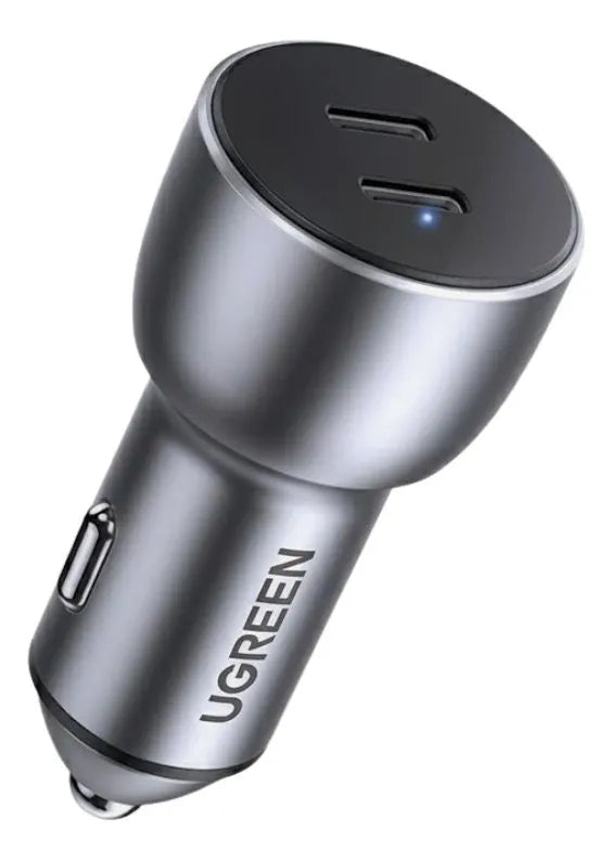 Ugreen Cargador Carro 60w. 2 Puertos Usb - C